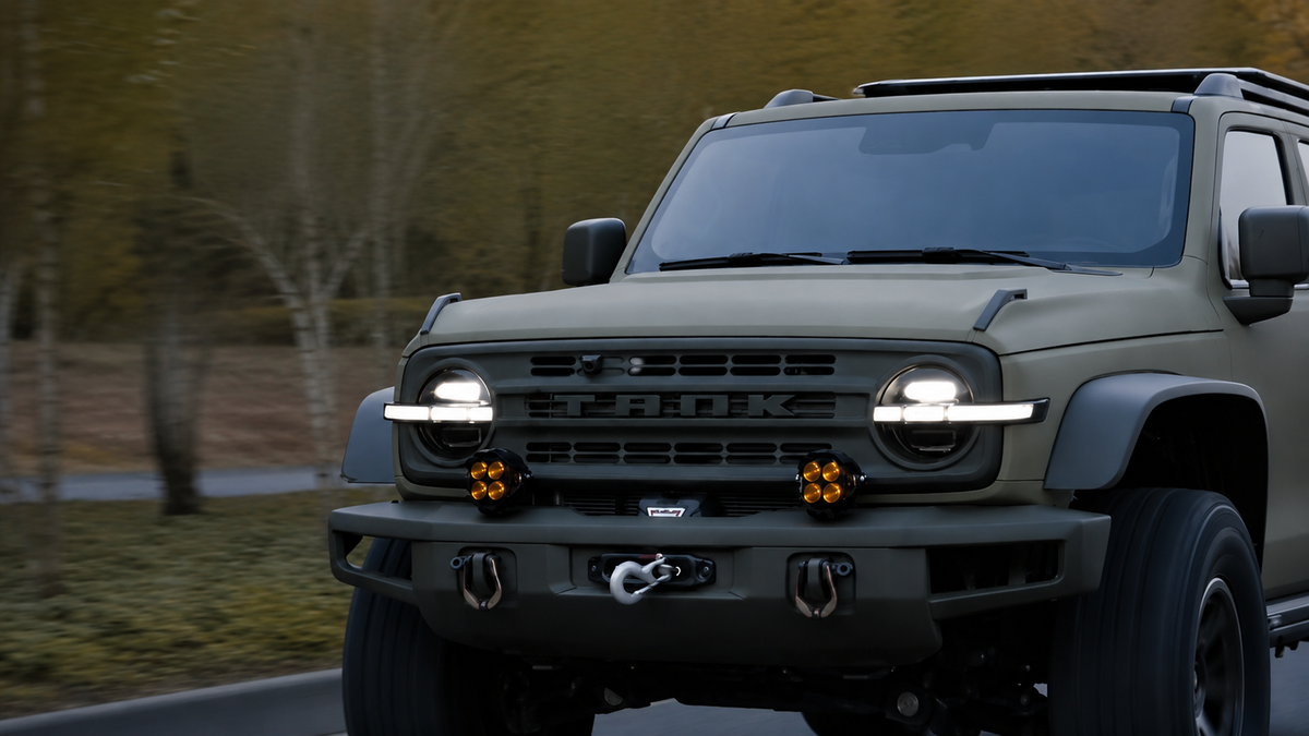 Matte Black Replacement Front Grille to Suit GWM Tank 300 2023+
