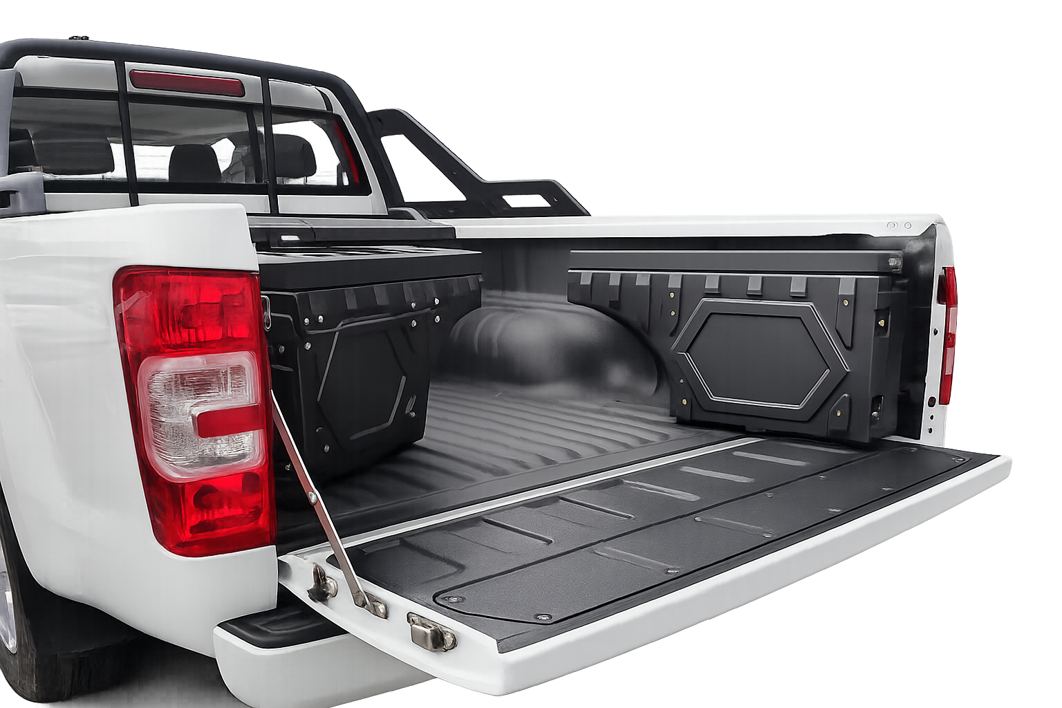 Universal Swing-Out Ute Tub Storage Tool Box Single