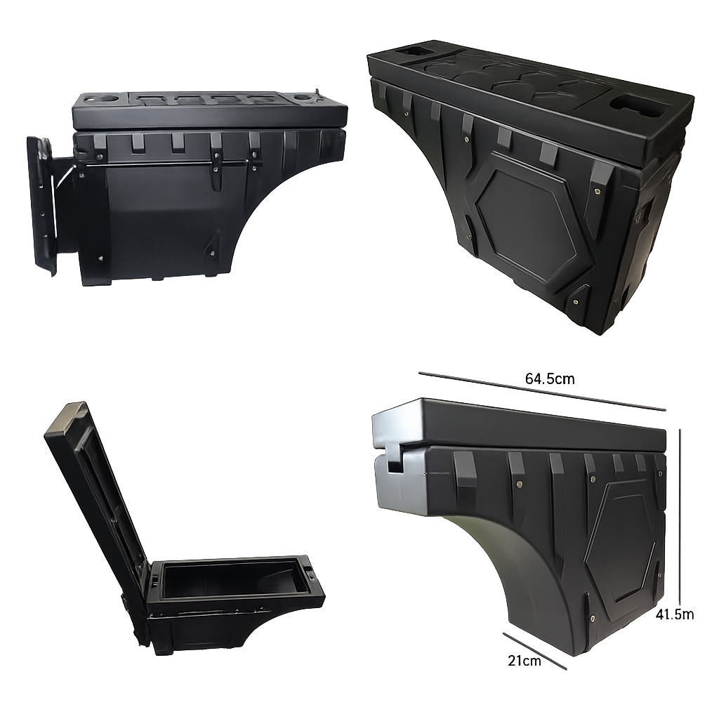 Universal Swing-Out Ute Tub Storage Tool Box Single — view 4