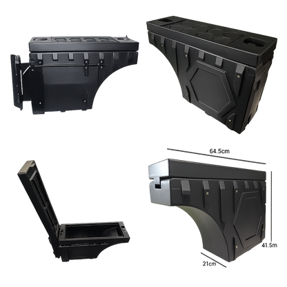 Universal Swing-Out Ute Tub Storage Tool Box Single — view 4