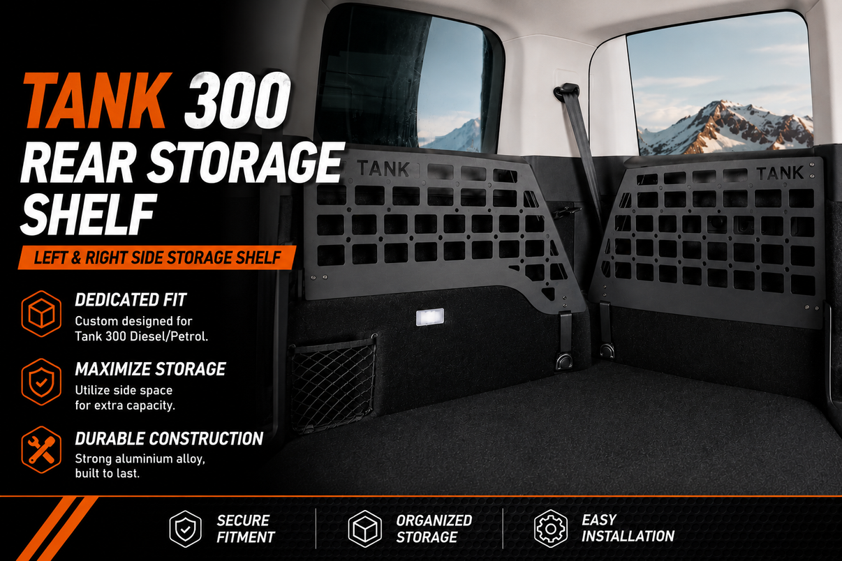 GWM Tank 300 Boot Side Shelves