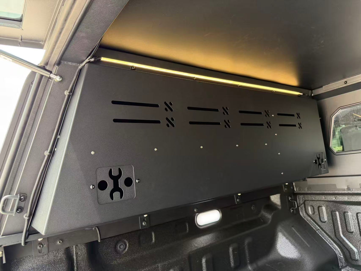 Heavy Duty Aluminium Canopy with Side Storage For BYD Shark 6 2025-2026 — view 11