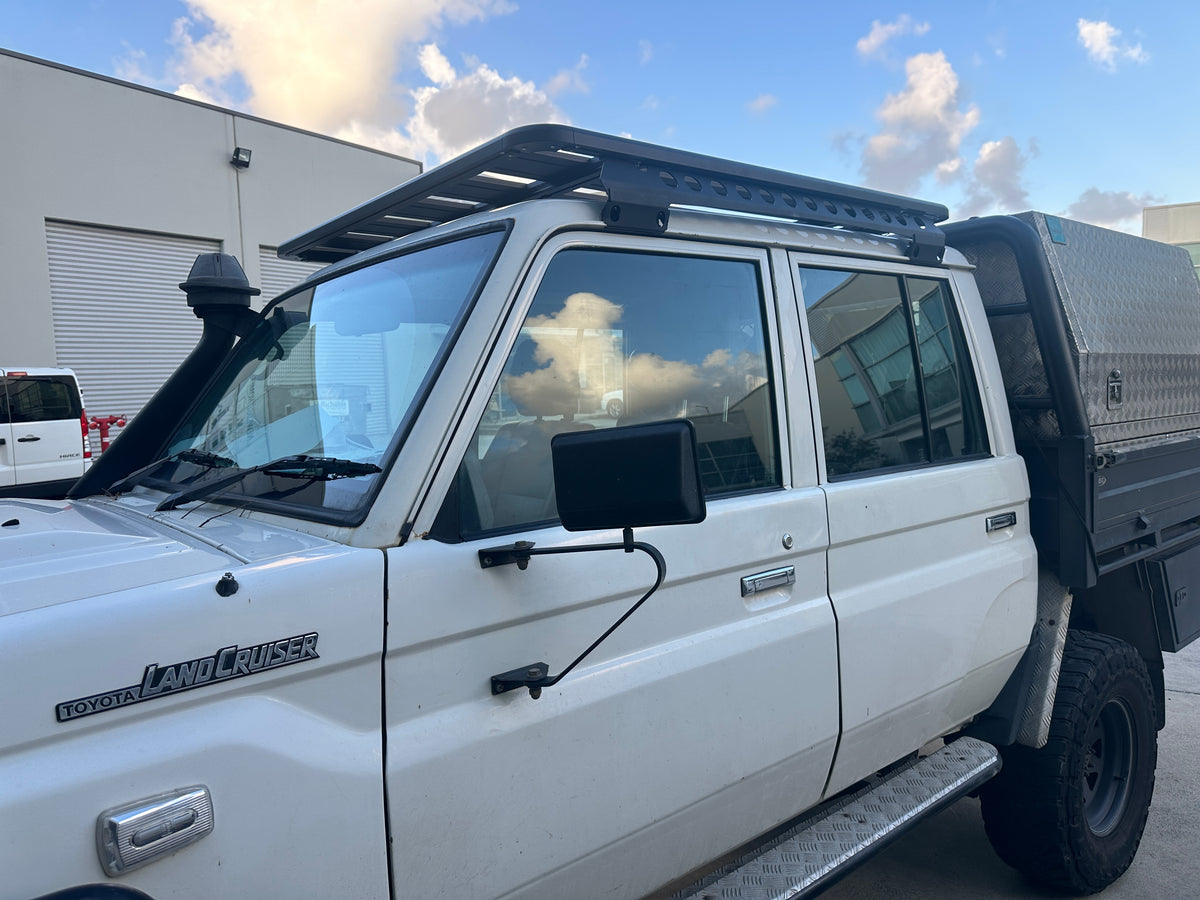 1600x1350mm Aluminum Roof Rack with Backbone to suit Toyota LandCruiser LC79 Series Double Cab 2007-Current — view 8