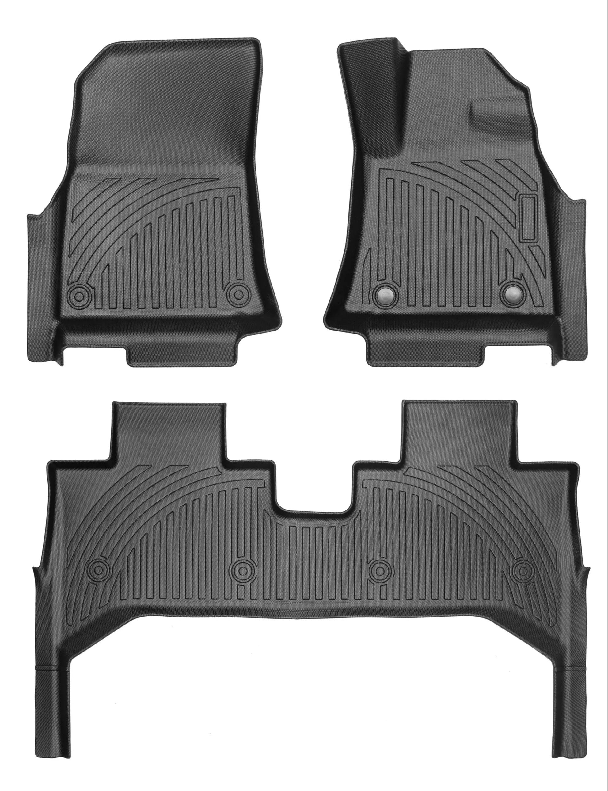 Anti-Slip Waterproof TPE Rubber Floor Mats Full Set with Door Sill For 2025 BYD SHARK 6