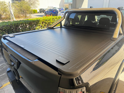 TIGER-X dual lock manual roller shutter tonneau cover fitted to a GWM Cannon 2019-2026 dual cab ute