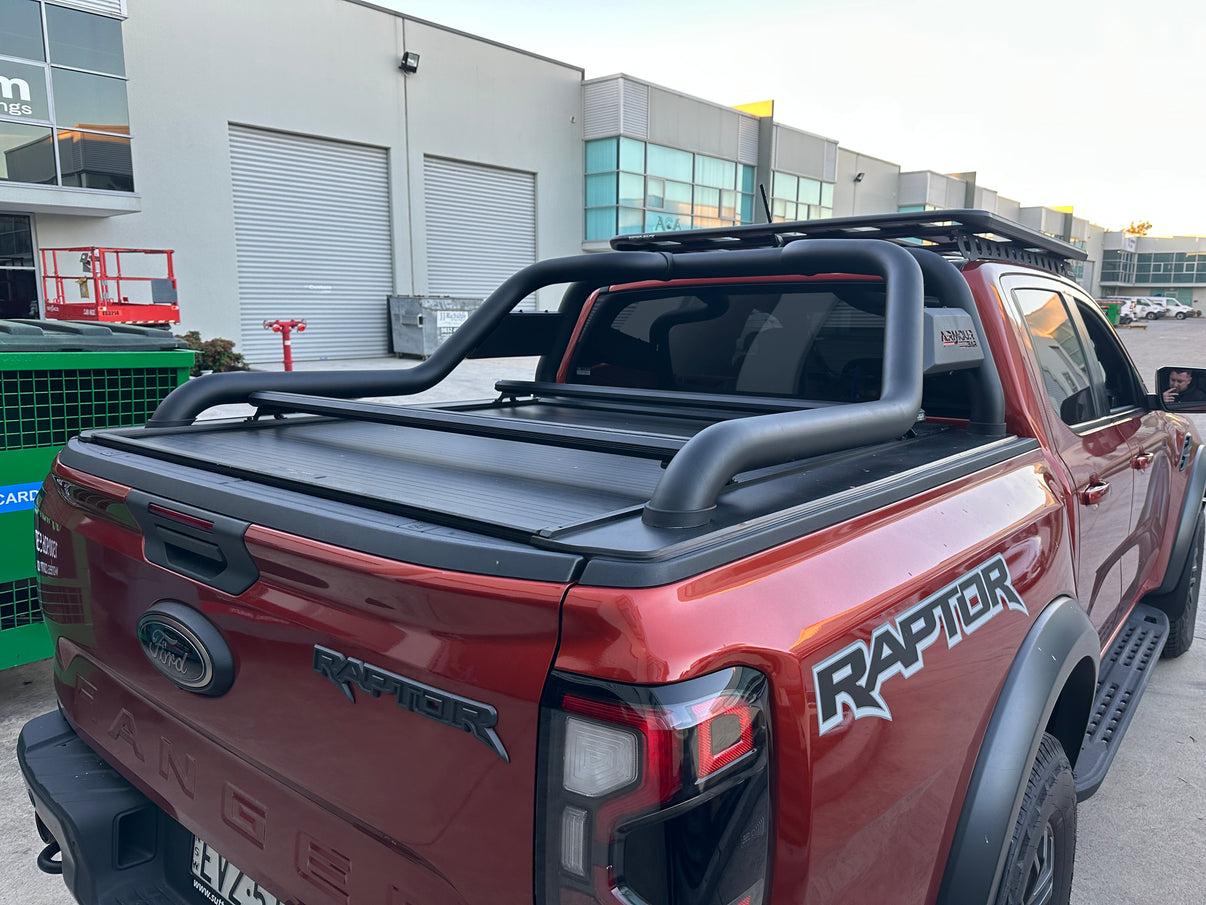 HSP Armour Bar UTE Sports Bar Rear Roll Bar Matt Black — view 3