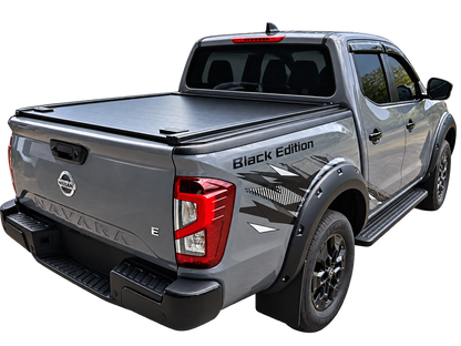 Dual Lock Manual Roller Shutter Tonneau Cover — To Suit Nissan Navara Dual Cab 2021-2025 | Aluminium Retractable Ute Tub Cover