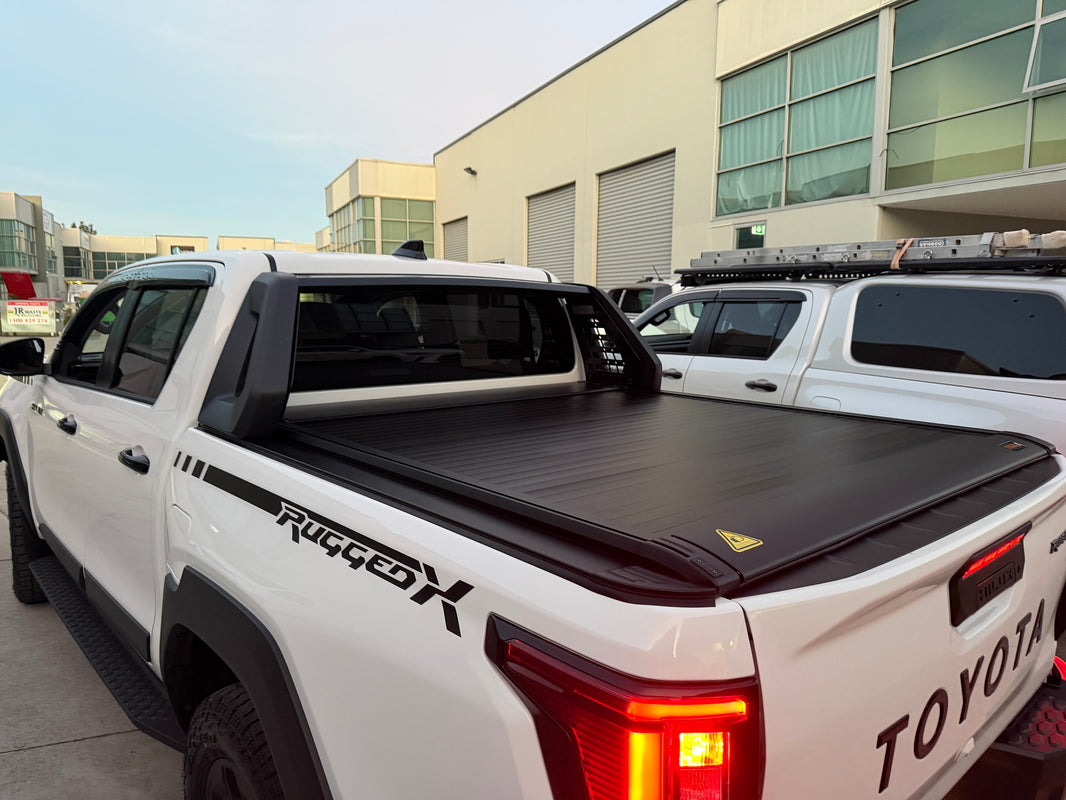 Upgraded Electric Roller Shutter Tonneau Cover for Toyota HiLux 2026 Dual Cab SR / SR5 / Workmate — Aluminium Ute Tub Cover