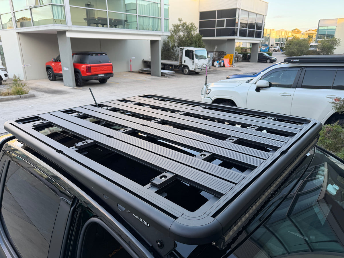 1500x1250mm Aluminum Flat Rack Roof Platform for New Gen Ford Ranger Raptor 2022-2026 T-Xplorer Rack — view 4
