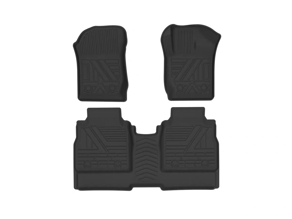 Anti-Slip Waterproof TPE Rubber Floor Mats Full Set for GWM Cannon 2024-2026 — view 4
