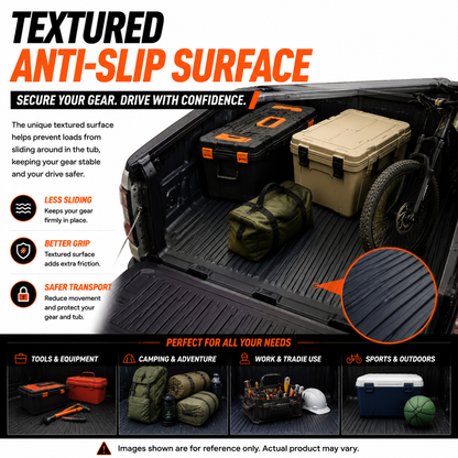 TPE Ute Tub Mat Liner to Suit Toyota HiLux 2026+ (N90) Dual Cab — view 4