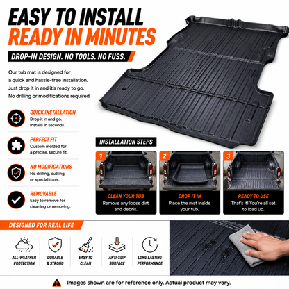 TIGER-X tub liner & mat — view 2