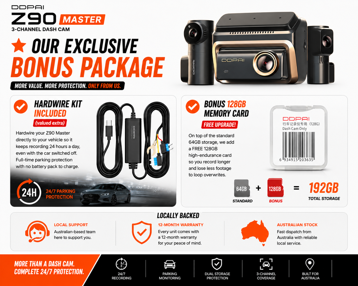 DDPai Z90 Master 3CH Dash Cam — view 2