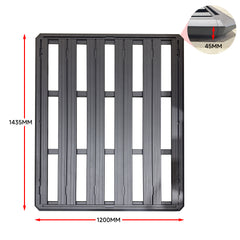 1435mm x 1200mm NEW Aluminum Roof Rack with Backbone For New Gen Ford Ranger 2022 2023 2024