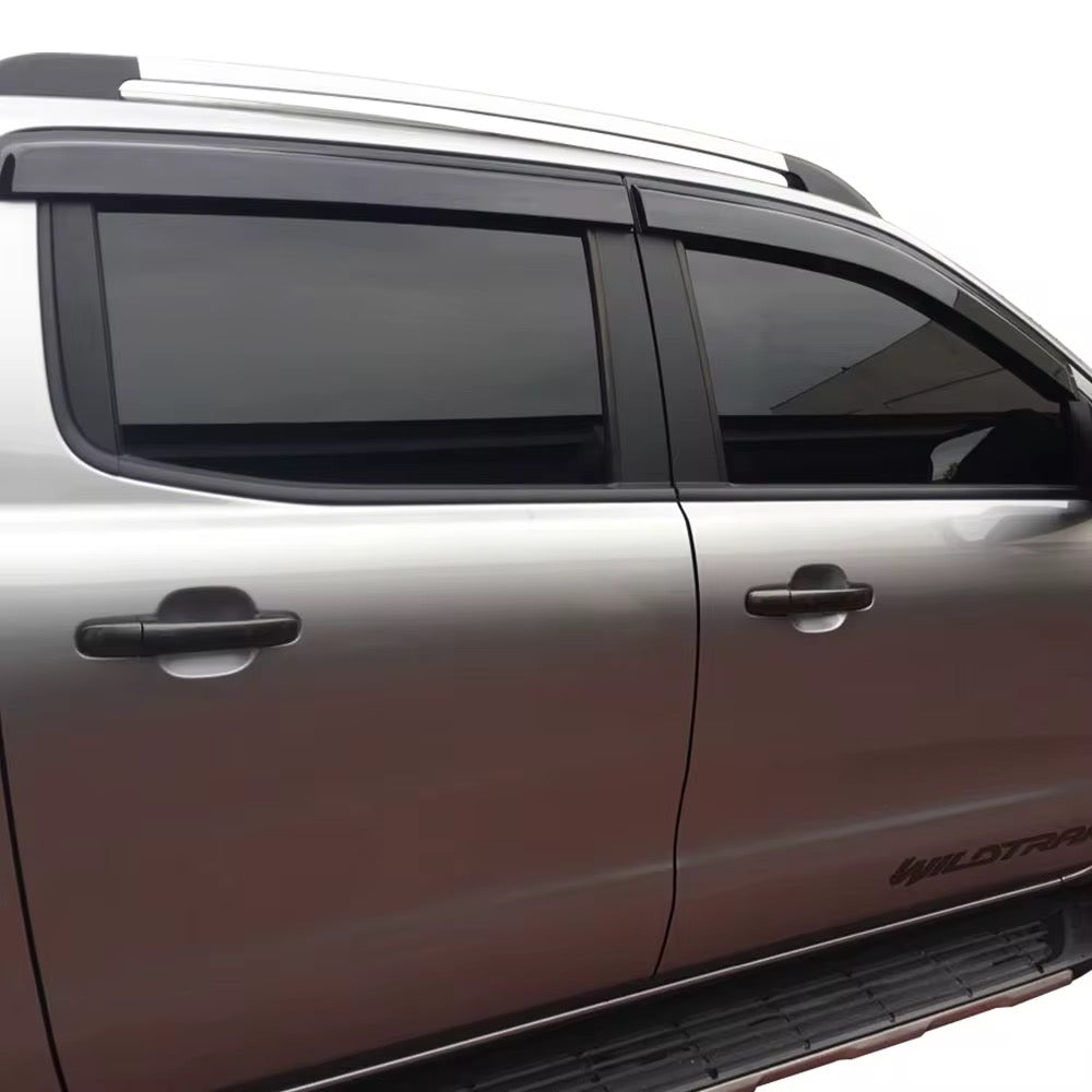 Dark Smoke Weathershield Window Visors for Ford Ranger 2022-2025 — view 4