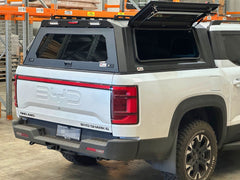 Solid Aluminum Canopy with Dual Sliding Lift-Up Windows For 2025 BYD Shark 6