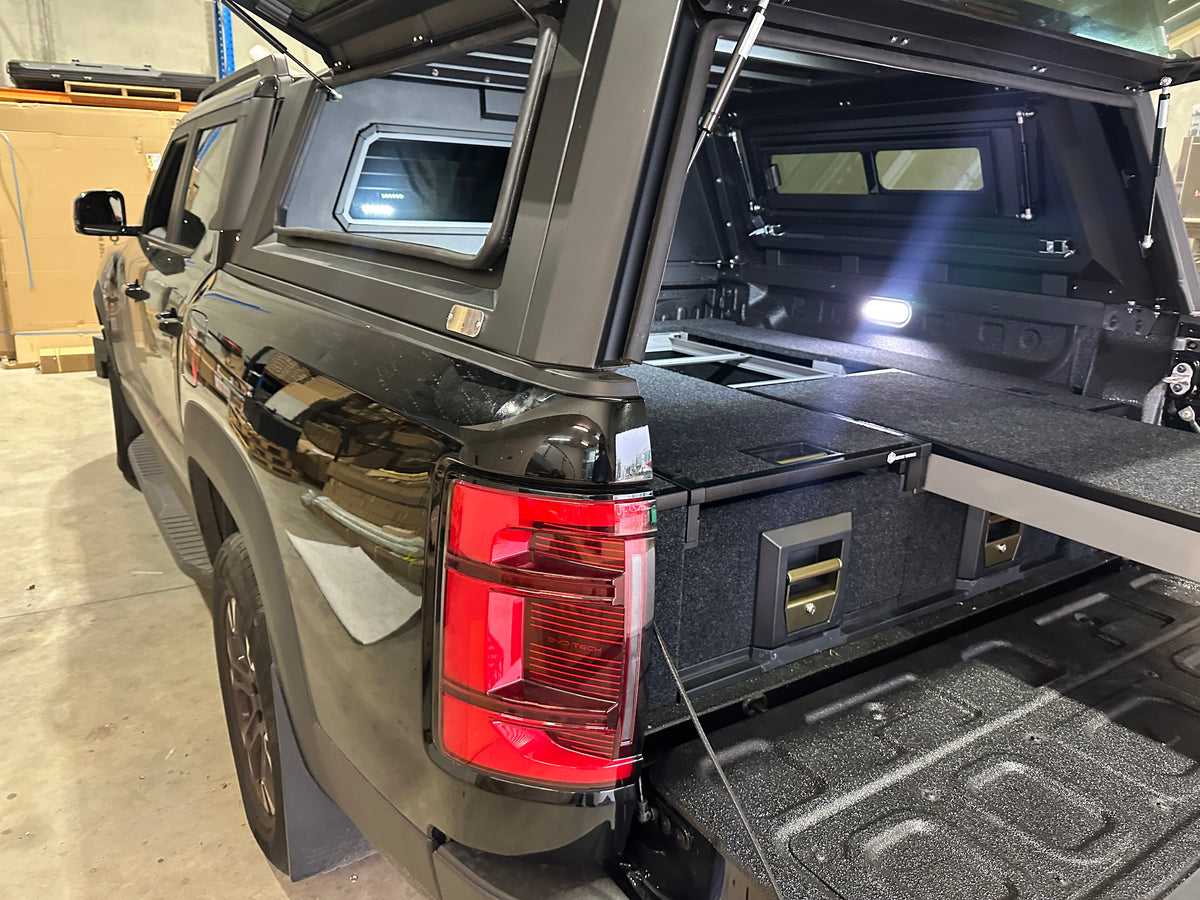 Heavy Duty Tool Box Dual Drawer System for 2025 BYD Shark 6 — view 3