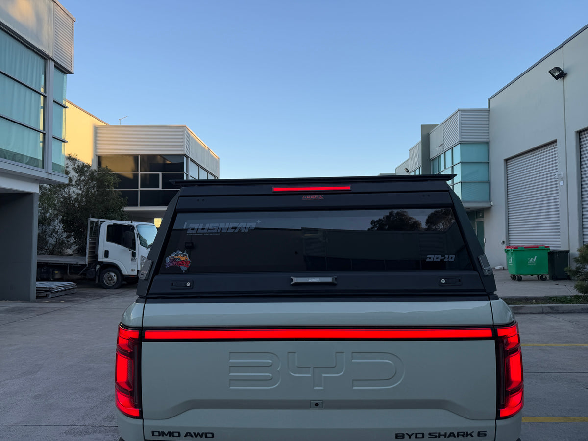 JUSN Aluminium Ute Canopy with Passenger Side Storage Box & Central Locking — view 2
