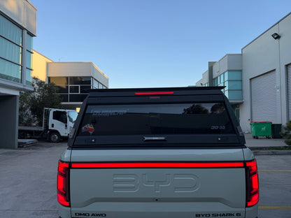 JUSN Aluminium Ute Canopy with Passenger Side Storage Box & Central Locking — view 2