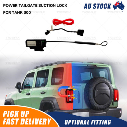 Power tailgate soft-close kit fitted to a GWM Tank 300 2023 onwards