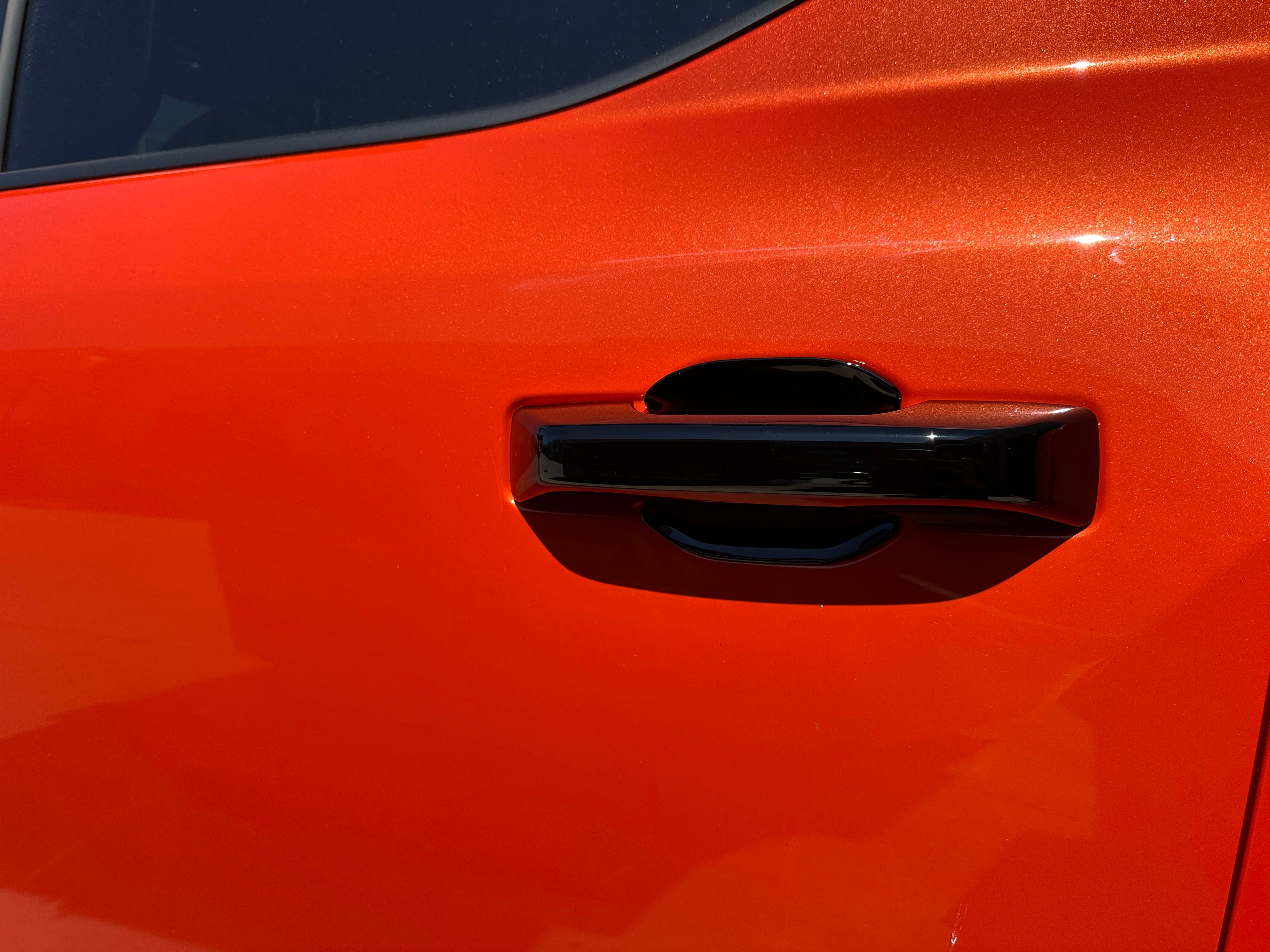 GLOSS BLACK Door Handle Trim Cover Overlay For 2025 BYD Shark 6