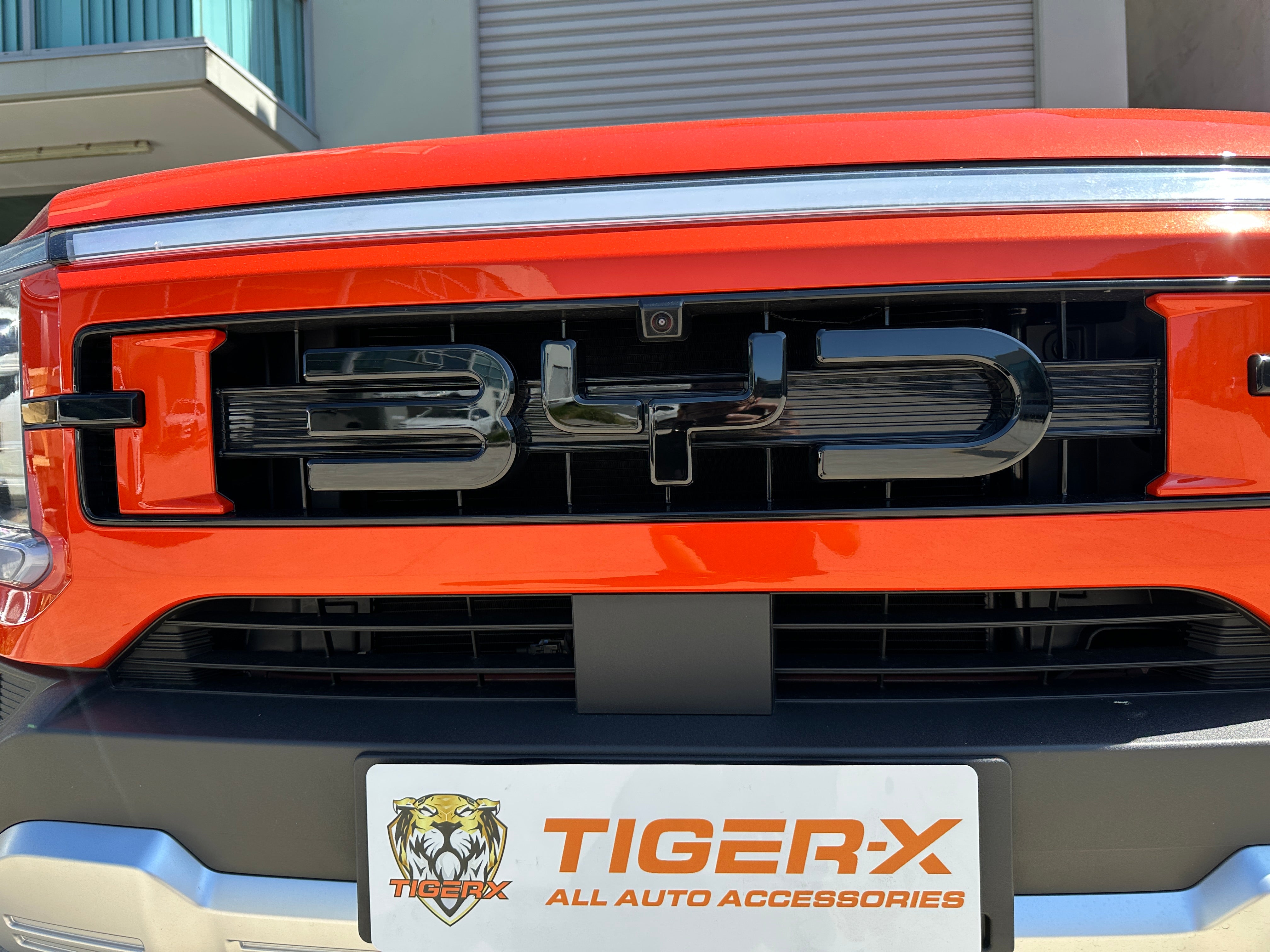 Blackout Front Grille BYD Logo Trim Cover Overlay For 2025 BYD Shark 6