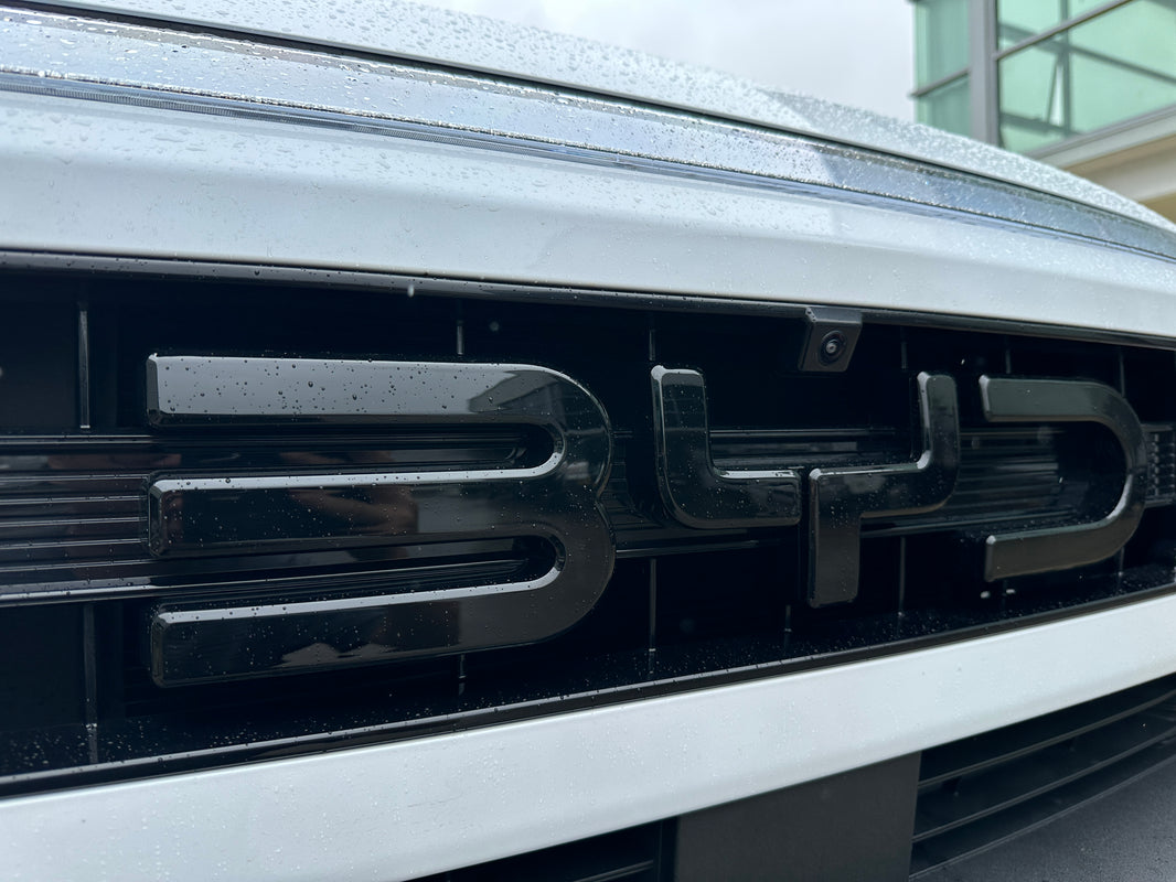 Blackout Front Grille BYD Logo Trim Cover Overlay For BYD Shark 6 2025-2026 — view 2