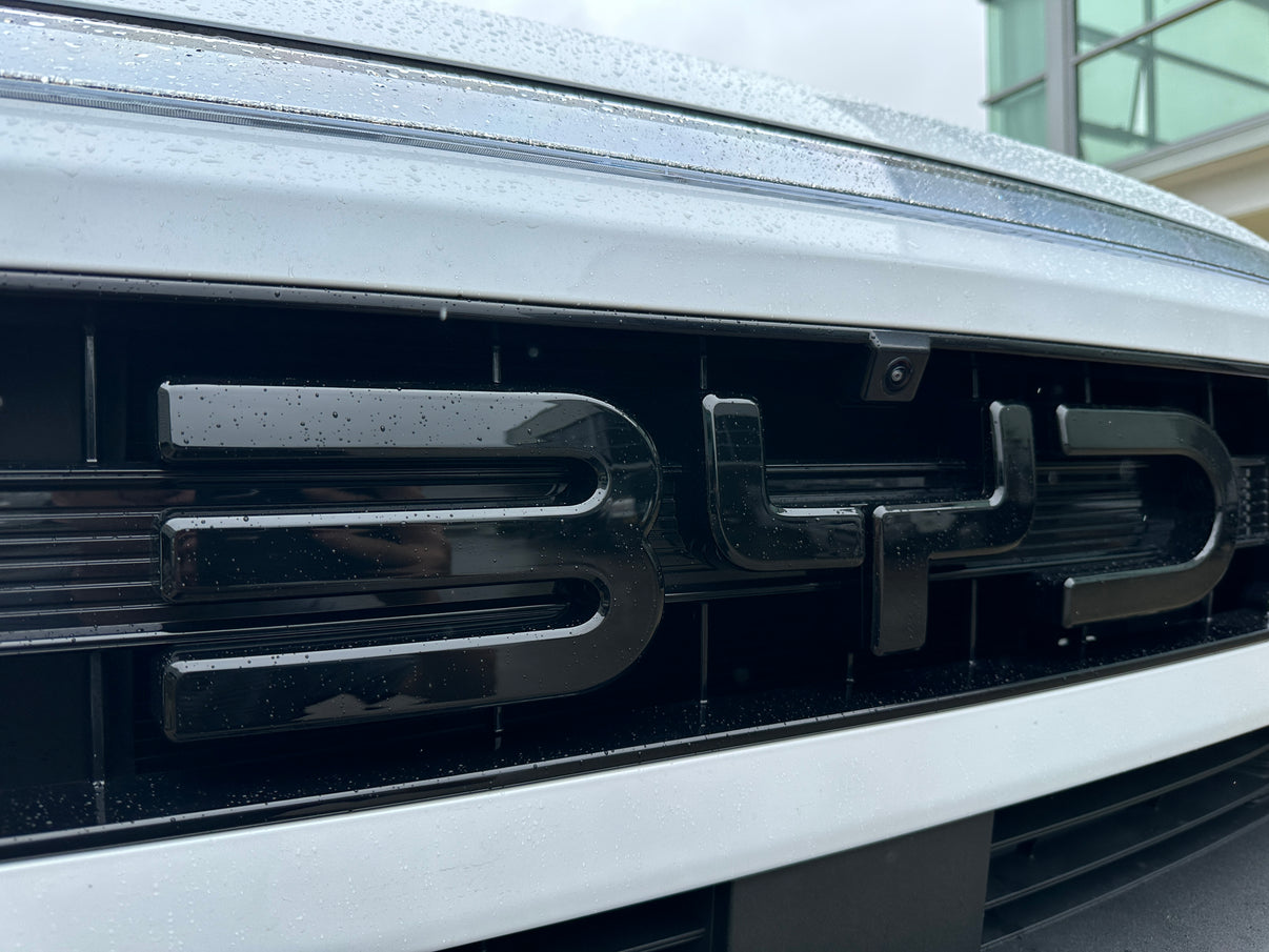 Blackout Front Grille BYD Logo Trim Cover Overlay For BYD Shark 6 2025-2026 — view 2