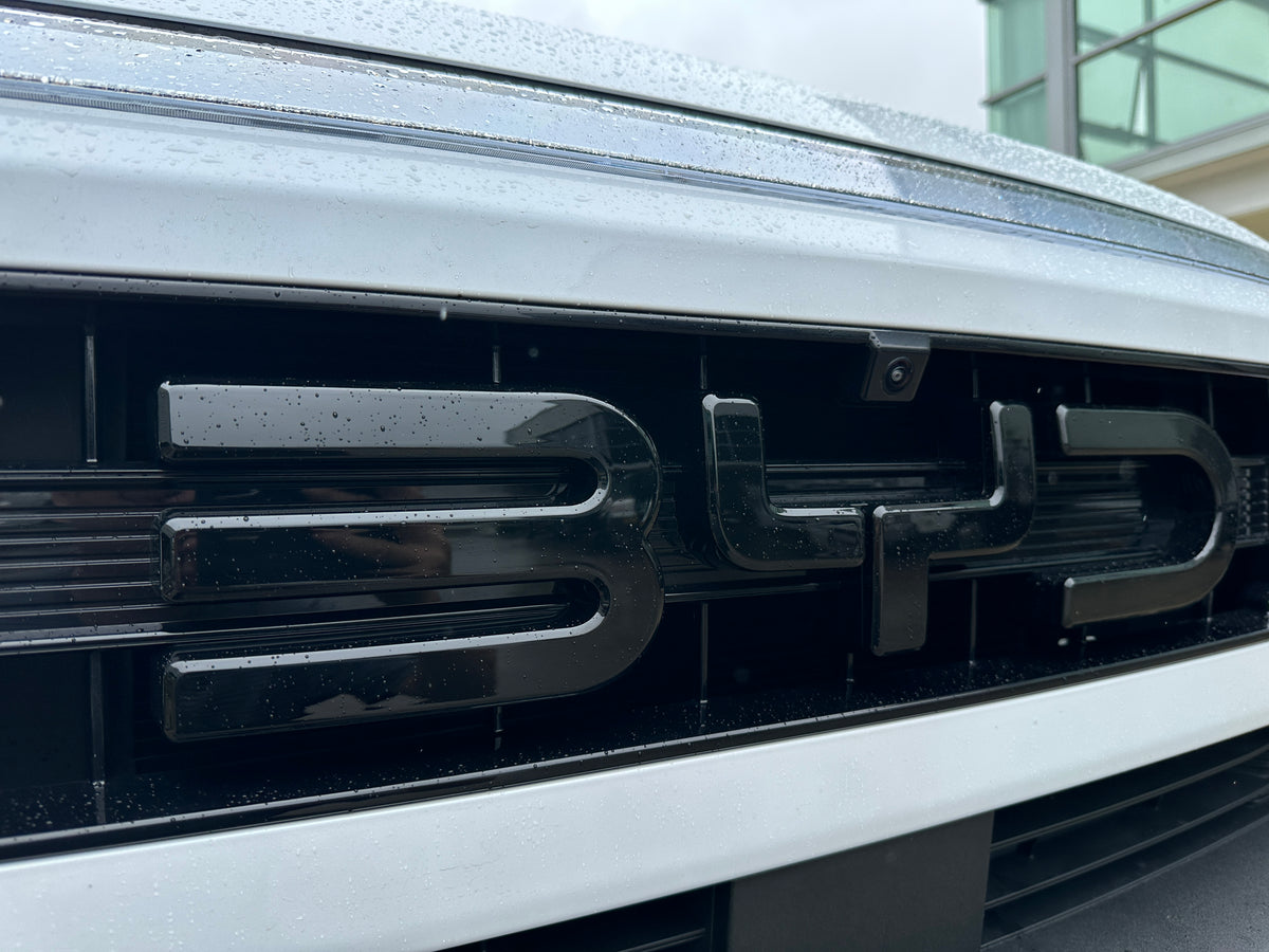 Blackout Front Grille BYD Logo Trim Cover Overlay For BYD Shark 6 2025-2026 — view 2