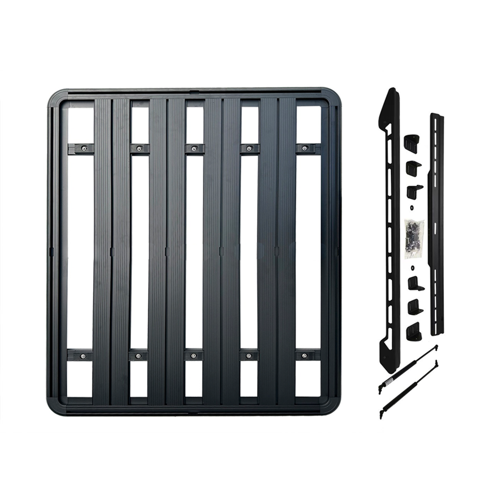 Aluminum Lift-Up Tub Rack Load Carrying Platform For All UTEs with Roller Cover — view 9