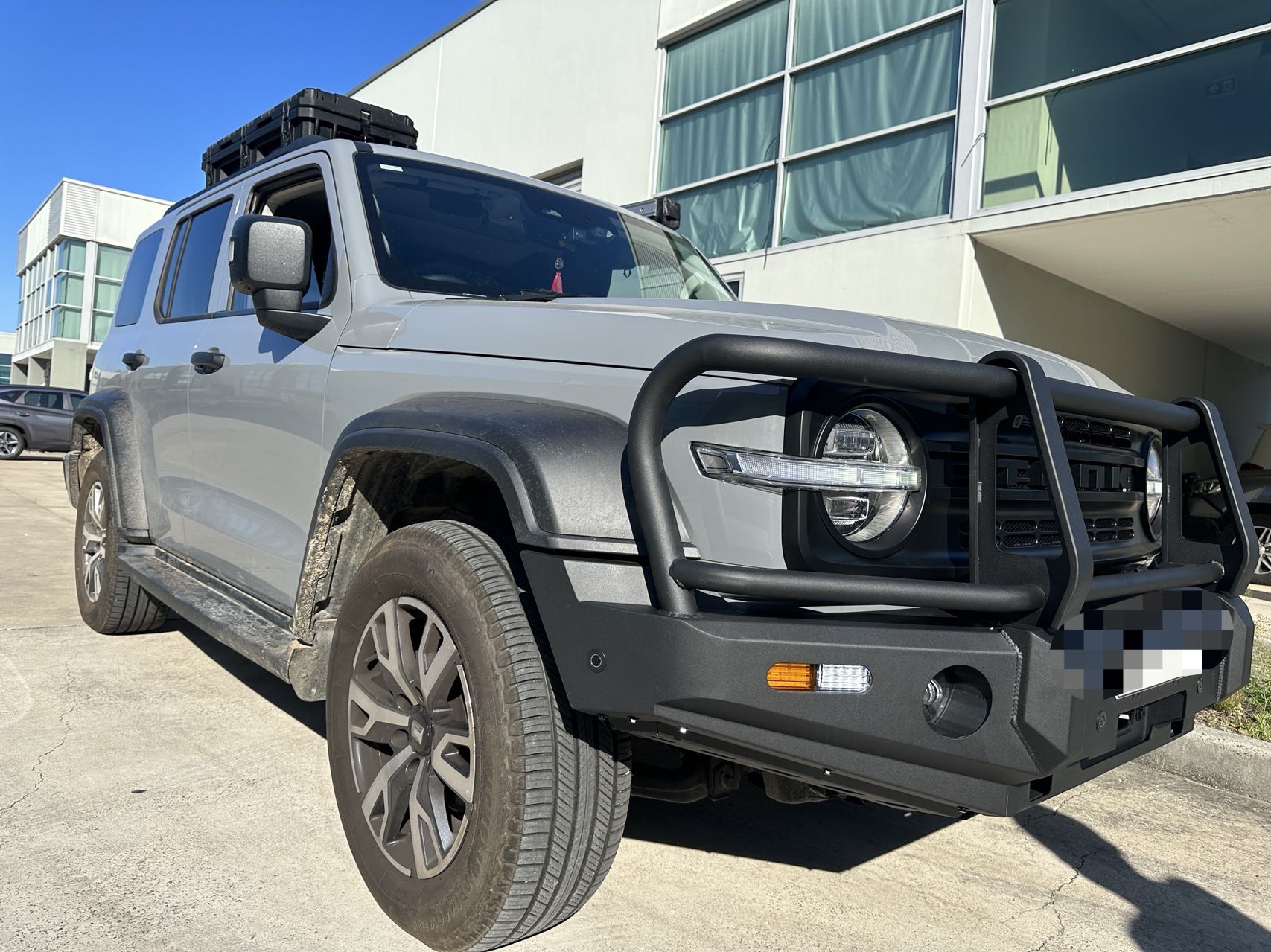 Steel Front Bullbar Winch Compatible For GWM Tank 300 2023-2026 — view 6