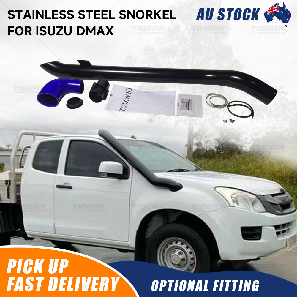 Premium 304 Stainless Steel Snorkel Kit for Isuzu D-Max 2020+ / MUX 2021+