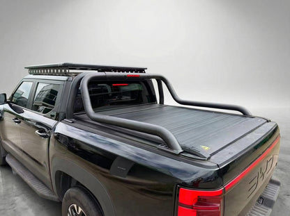 Black Powder Coated Long Sports Bar Roller Bar with Brake Light For UTEs