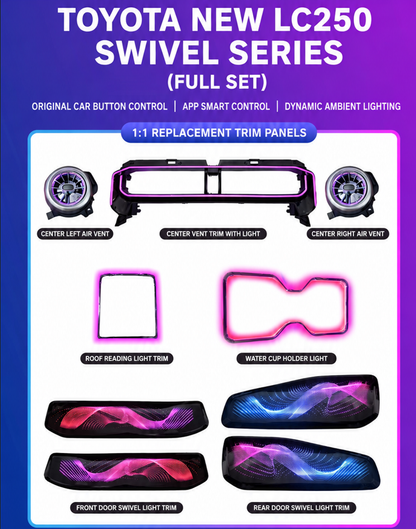 Dynamic Ambient Lighting Kit to suit Toyota Prado LC250 (2024–2026) — view 2