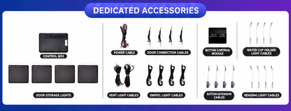 Dynamic Ambient Lighting Kit to suit Toyota Prado LC250 (2024–2026) — view 3
