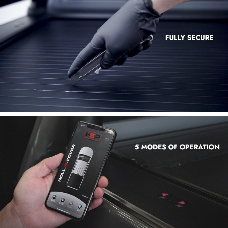 HSP Electric Roller Cover for Isuzu D-Max Dual Cab 2020-2026 — detail view