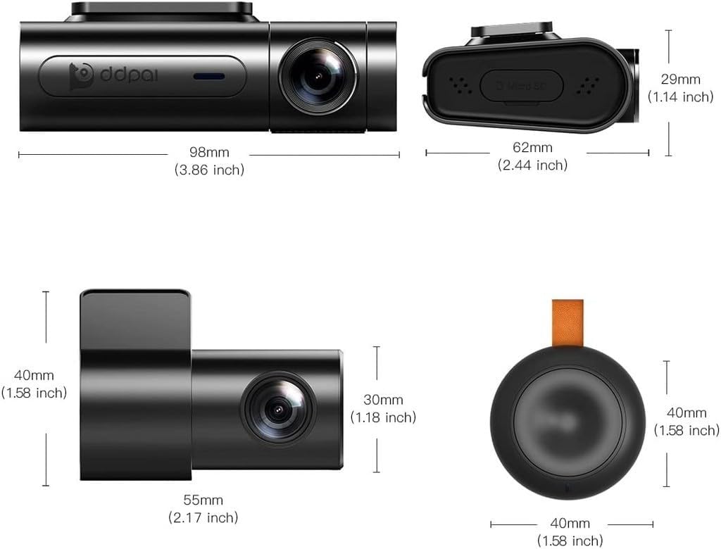DDPai X2S PRO 4G Front & Rear HD Car Dash Cam Camera