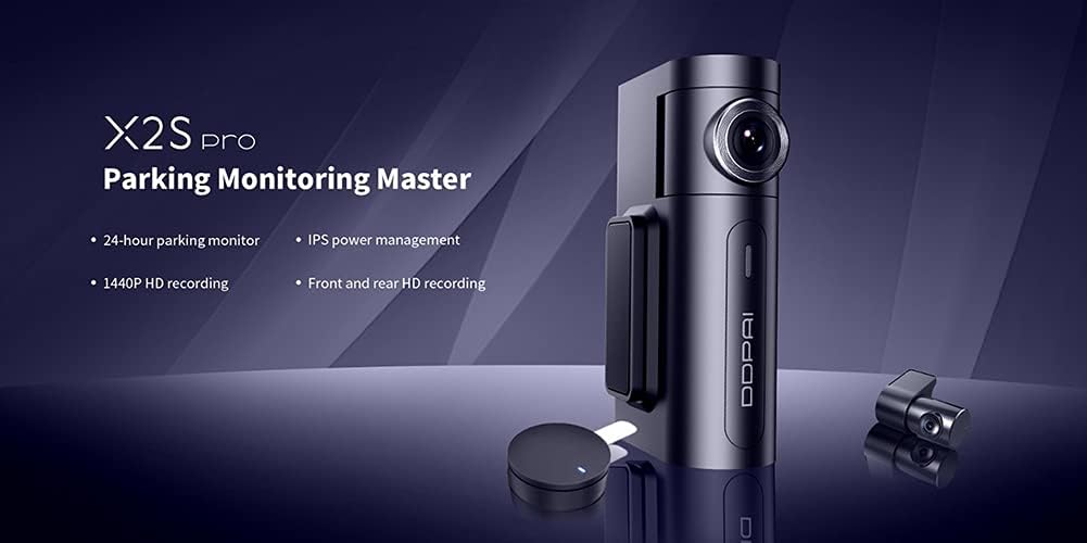 DDPai X2S PRO 4G Front & Rear HD Car Dash Cam Camera