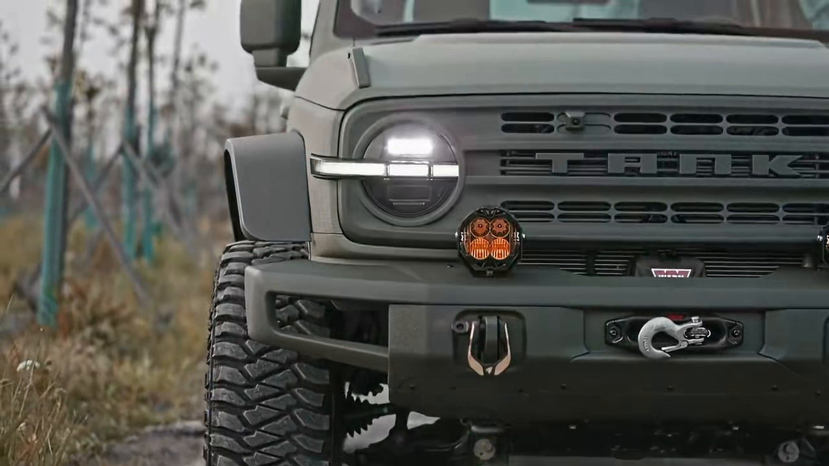 Matte Black Replacement Front Grille to Suit GWM Tank 300 2023+ — view 6