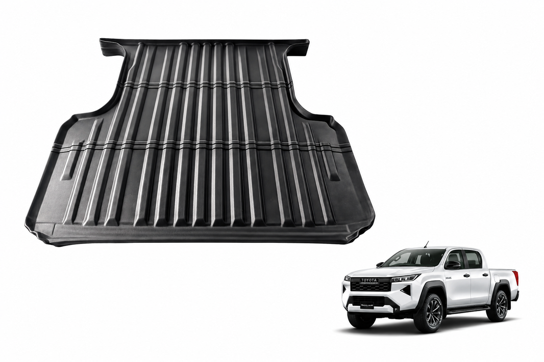 TPE Ute Tub Mat Liner to Suit Toyota HiLux 2026+ (N90) Dual Cab — Waterproof Moulded Tub Protector