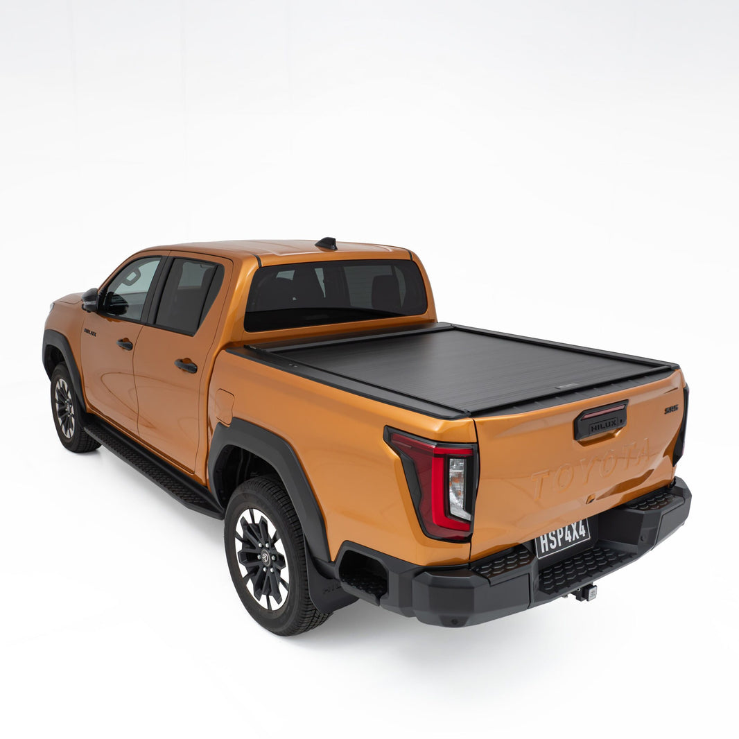 HSP Electric Roller Cover closed - diagonal view