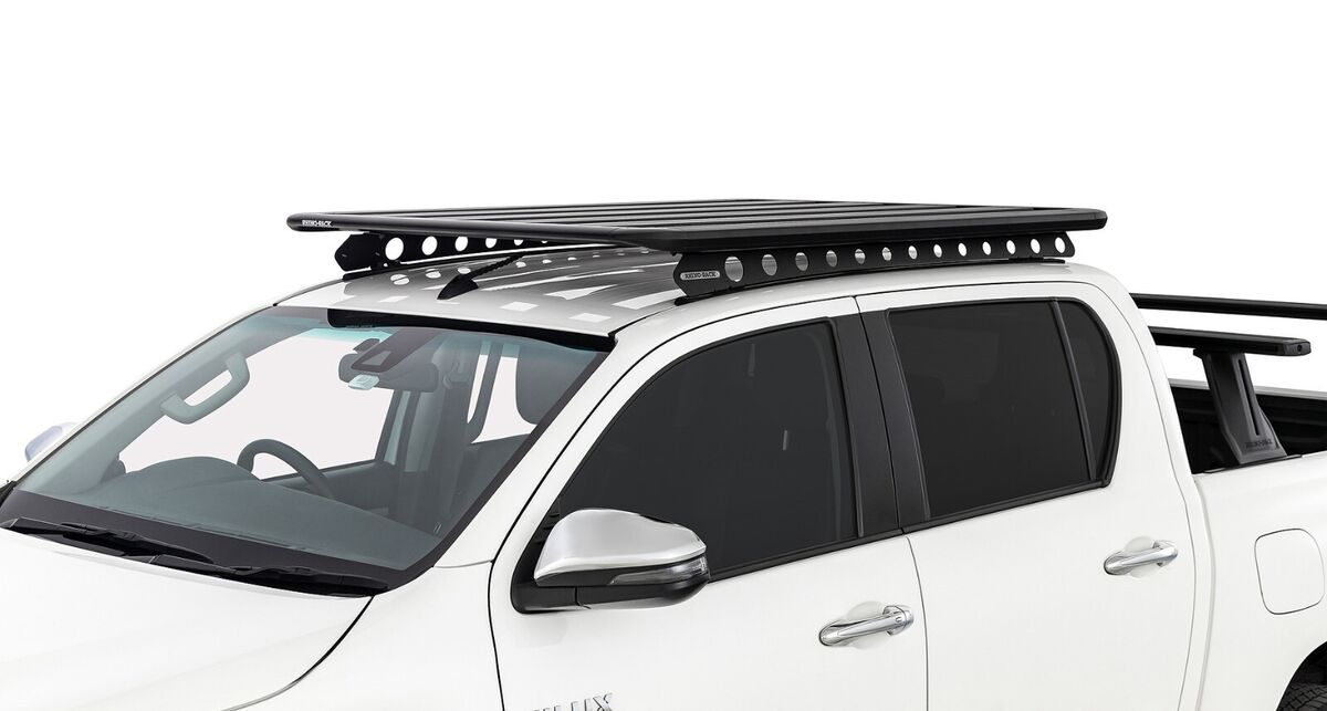 Rhino Rack Pioneer 6 Platform 1500x1240mm with Backbone to suit Toyota HiLux Dual Cab 2016-2024