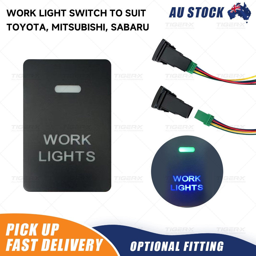 Short Type Push Switch Work Light Button For Mitsubishi MQ MR Pajero Sports